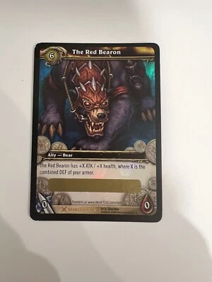 World of Warcraft WoW The Red Bearon (DoW-LOOT3) Unscratched Loot Game Mount - Bild 1 von 4