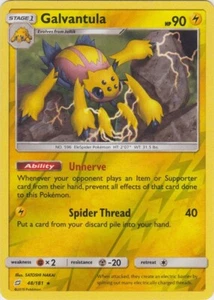 Reverse Holo Galvantula 48/181 Rare Team Up Pokemon TCG - Picture 1 of 1