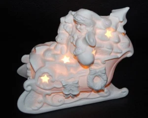 Luz de porcelana trineo de Santa NUEVO - Imagen 1 de 9