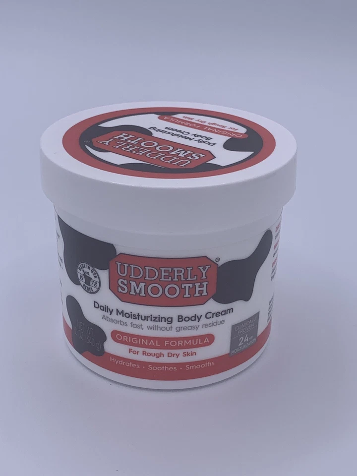 Crema corporal hidratante diaria suave Udderly piel seca áspera fórmula original Foto 1 de 3