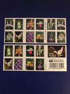 Scott#5445-54-Wild Orchids forever booklet (20 stamps) MNH (2020) - Picture 1 of 1