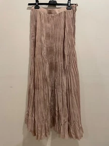 Issey Miyake Beige Silk Pleated Dress - excellent condition - Picture 1 of 10
