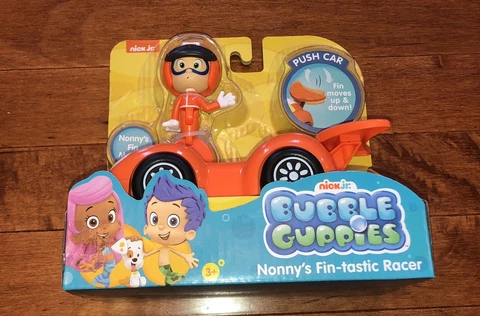Nick Jr. Bubble Guppies Nonny’s Fin-tastic Racer Push Car Toy New Cover