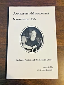 Anabaptist Mennonites Nationwide USA Index Churches Congregations in States Book - Picture 1 of 13