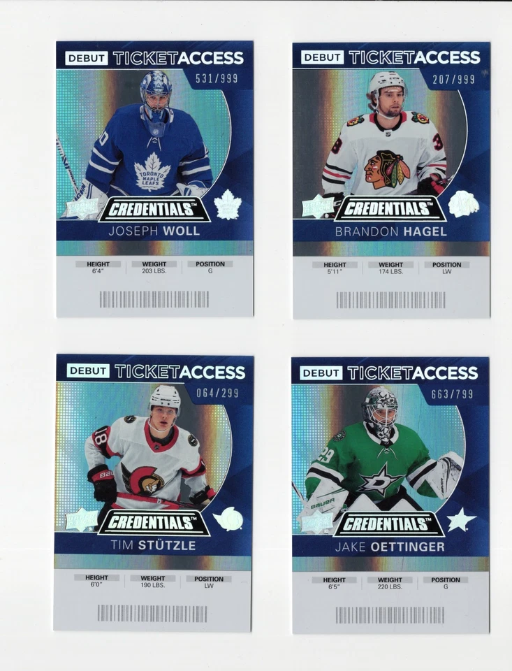 2020-21 Credentials Debut Ticket Access #/999 #/799 #/599 #/299 Pick From List - Image 1 of 1