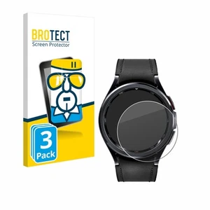 3x Schutzglas Panzer für Samsung Galaxy Watch 6 Classic (43 mm) 9H Echt Glas - Zdjęcie 1 z 7