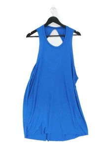 Obey Women's Midi Dress L Blue Rayon with Polyester Tank Dress - Picture 1 of 5
