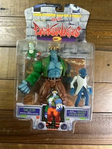 NEU CAPCOM DARKSTALKERS 3 VICTOR + GHOST PROFESSOR (GLOW) 2 FIGUREN SET 1998 TOY BIZ - Bild 1 von 6