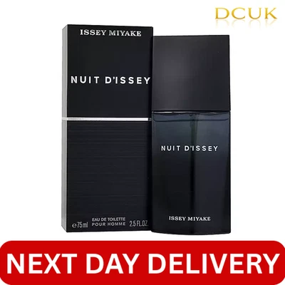 Issey Miyake Nuit d'Issey Eau de Toilette 75ml Spray Authentic Brand New