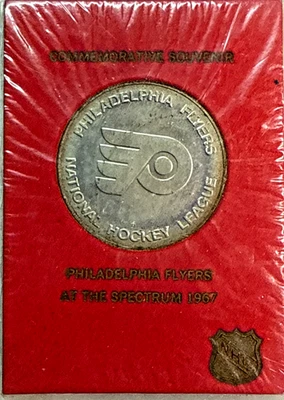 Philadelphia Flyers Vintage 1967-1992 Medallón Conmemorativo Espectro 25 Años Foto 1 de 4