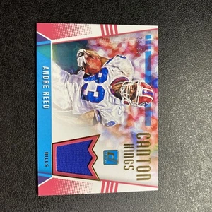 2018 Donruss Canton Kings Gold #1 Andre Reed reliquia 90/99 - Foto 1 di 2