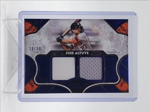 JOSE ALTUVE 2025 TOPPS TIER ONE GAME-USED PATCH BLUE FOIL /99 Q4354 - Picture 1 of 2