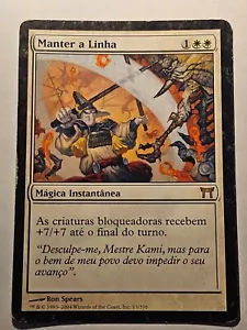 Hold the Line●Champions of Kamigawa●2004●MTG●PORTUGUESE●RARE●MP●173 - Picture 1 of 2
