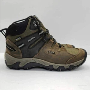 Keen, Stivali da trekking impermeabili Steens da uomo - Mensa/Nero. Taglia: 8 (US). Nuovo con scatola. - Foto 1 di 15