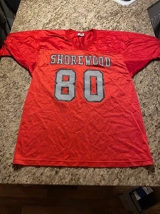 Riddell Game Used Worn Nike Shorewood (WI) High School CARTER Football Jersey L - Picture 1 of 4