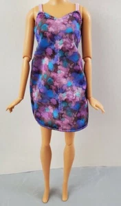 Barbie Doll Fashionistas Hipster Chic Purple & Blue Dress Fashion Outfit - Picture 1 of 3