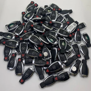 Lot x 86 Mercedes-Benz Key Fob Remote Worn Mix Bulk Locksmith Lot FOR PARTS - Picture 1 of 5