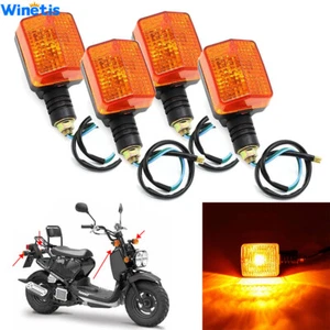 Luces de señal de giro 4 piezas (2 traseras + 2 delanteras) para Honda NX250 1988-1990 NX 250 - Imagen 1 de 12