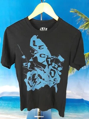 Electric Mens Black/Blue Electric Logo Print Shirt Small 100%Cotton  - Image 1 of 4