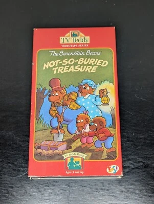 The Berenstain Bears - Not So Buried Treasure (VHS, TV Teddy, 1993) Rare OOP - Image 1 of 4