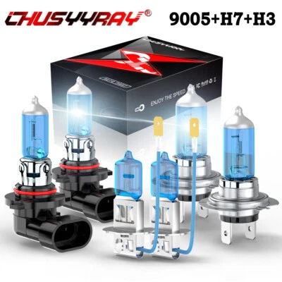 For Subaru Tribeca 2008-2014 6X Halogen Headlight Hi/Lo Beam Bulbs Fog Light Kit - Image 1 of 4