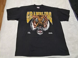 VTG 1993 Grambling State Tigers Single Stitch T-Shirt Adult XXL Black 90s - Picture 1 of 8