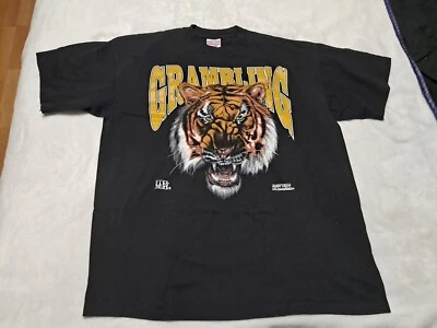 VTG 1993 Grambling State Tigers Single Stitch T-Shirt Adult XXL Black 90s - Image 1 of 4