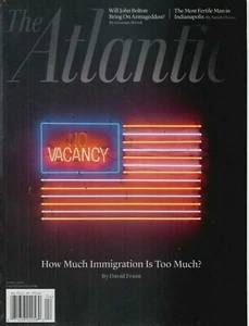THE ATLANTIC MAGAZINE APRIL 2019, NO LABEL. - Picture 1 of 1