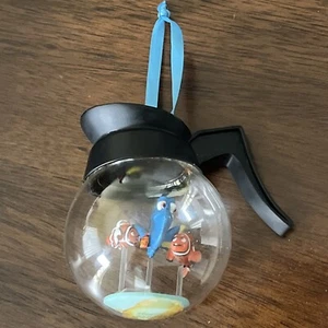 Disney Store Finding Nemo Dory Marlin Coffee Pot Sketchbook Christmas Ornament - Picture 1 of 4