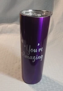 20oz Stainless Steel Cups Wine Tumbler With Lid, Insulated Stemless Water... - Picture 1 of 5