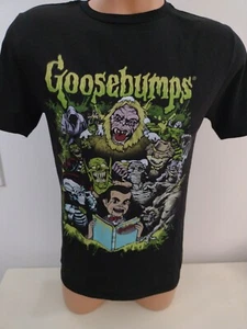 Goosebumps T-Shirt T- Shirt Black Size Medium Book Characters Slappy Mummy + - Picture 1 of 6