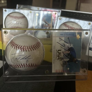 Troy Tulowitzki autographed MLB Baseball and Upper Deck Card Team USA, Rockies - Picture 1 of 6