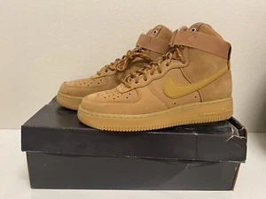 Size US8- Nike Air Force 1 High '07 WB Flax 2019 ( Damaged Box) - Picture 1 of 2