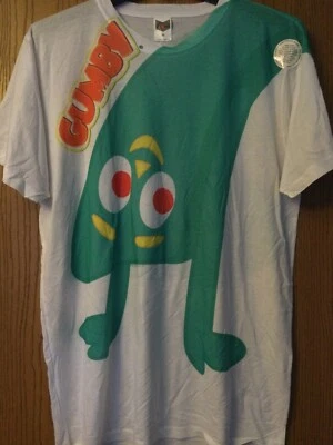 Gumby - Camisa Blanca 2013 - Sublimado - Poliéster - XL - NWT - Logo Vision Foto 1 de 4