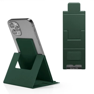 Foldable PU Leather Anti-Slip Phone Holder with Folding Design - Image 1 of 4