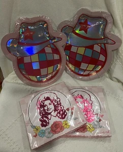 Dolly Parton 2 - 8 Shaped Plates (Cowboy Hat) & 2 - 16 -2Ply Lunch Napkins - NEW - Picture 1 of 6