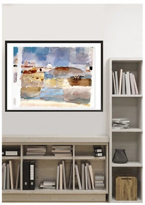 At the Gates of Kairouan Paul Klee Retro Poster Print Décor Art Picture A4 - Image 1 of 2