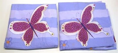 Butterfly Frolic (4) Pc Sheet Set ~ Purple Multi ~ Full 11" Pocket **NEW** - Image 1 of 2