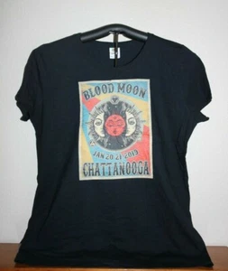 BLOOD MOON - CHATTANOOGA - 20-21 de enero de 2019 Damas Camiseta Negra 2XL - Imagen 1 de 5