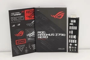 Coque arrière de remplacement ASUS ROG Maximus Z790 Hero E/S avec autocollant manuel ✩ - Photo 1/3