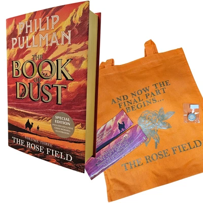 The Rose Field: The Book of Dust Volume Three by Philip Pullman & Tote Bag & Pin - Image 1 of 4