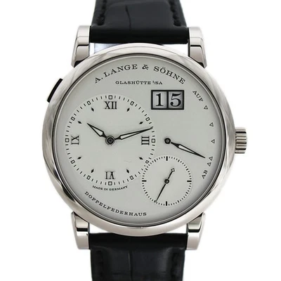 A.LANGE & SOHNE LANGE 1 191.039 38.5mm Platinum Silver Hand-Wind #KN010 - Image 1 of 4