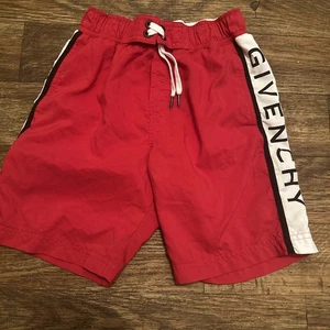 Givenchy Red Logo Swim Short Size 12 - Picture 1 of 4