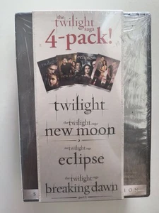 The Twilight Saga 4 Pack Gift Set DVD New Moon Eclipse Breaking - Picture 1 of 2