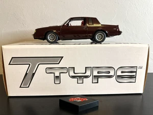 GMP 1/24 1986 Buick Regal T-Type Dark Red Metallic 1:24 Die Cast - Picture 1 of 15