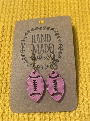 Pendientes Fútbol Deportes Rosa NUEVO Foto 1 de 4