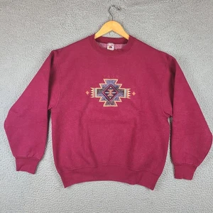 Felpa media uomo vintage Fruit Of The Loom Taos New Mexico super cotone - Foto 1 di 6