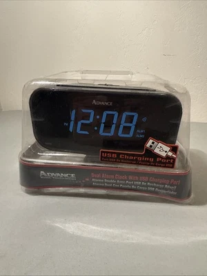 NOVO Despertador Display LED Digital Avançado Modelo 4238 Bateria Soneca Carregamento USB - Imagem 1 de 4