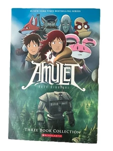 Amulet Box Set: Books 1-3 PBs Stonekeeper, Stonekeeper’s Curse, Cloud Searchers - Picture 1 of 5
