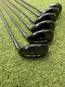 Eleven Hybrid Irons 5-pw / KBS 70 Regular Flex Graphite Shafts - Picture 1 of 7